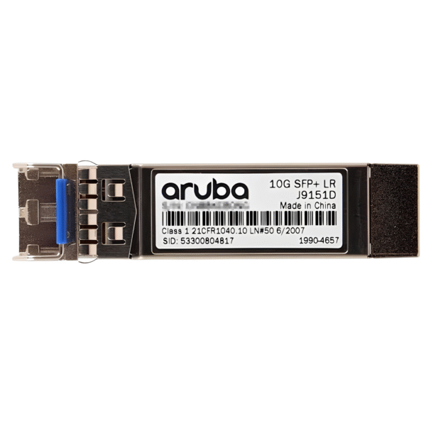 Aruba J9151D Aruba J9151D – Module SFP+ 10G LR Monomodo 10km LC 1310nm