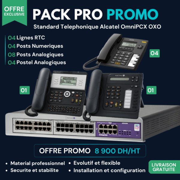Standard Téléphonique Alcatel OmniPCX OXO – Pack Pro